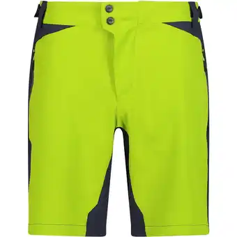 Intersport CMP Herren Tight MAN FREE BIKE BERMUDA WITH INNER MESH UNDERWEAR LIMEGREEN 56 Angebot