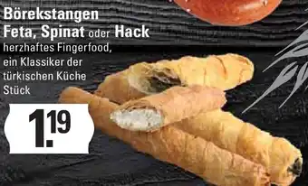 Edeka Börekstangen Feta, Spinat oder Hack Angebot