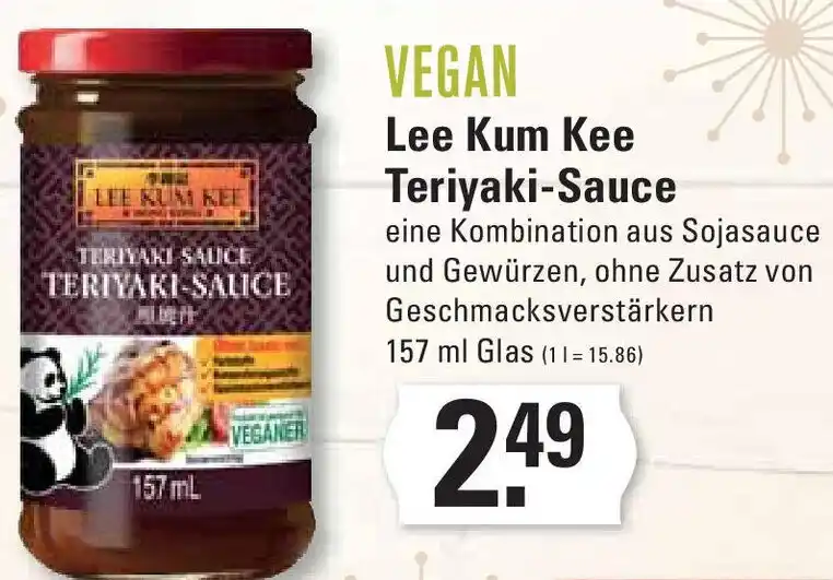 Lee Kum Kee TeriyakiSauce 157 ml Glas Angebot bei Edeka