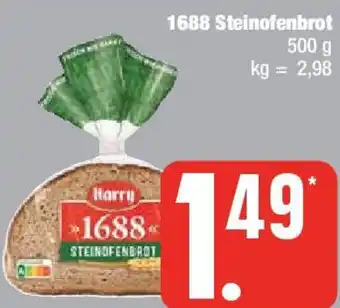 Edeka Harry 1688 Steinofenbrot 500 g Angebot