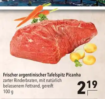 CITTI Markt Frischer argentinischer Tafelspitz Picanha zarter Rinderbraten, mit natürlich belassenem Fettrand, gereift 100 g Angebot