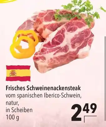 CITTI Markt Frisches Schweinenackensteak vom spanischen Iberico-Schwein, natur, in Scheiben 100 g Angebot