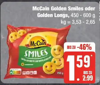 Edeka McCain Golden Smiles oder Golden Longs, 450 - 600 g Angebot