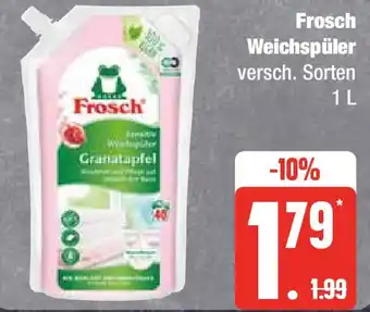 Edeka Frosch Weichspüler 1 l Angebot