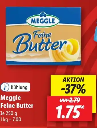 Lidl Meggle Feine Butter 250 g Angebot