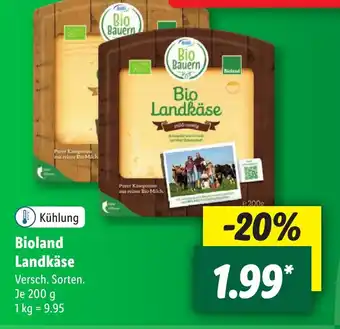 Lidl Bioland Landkäse 200 g Angebot