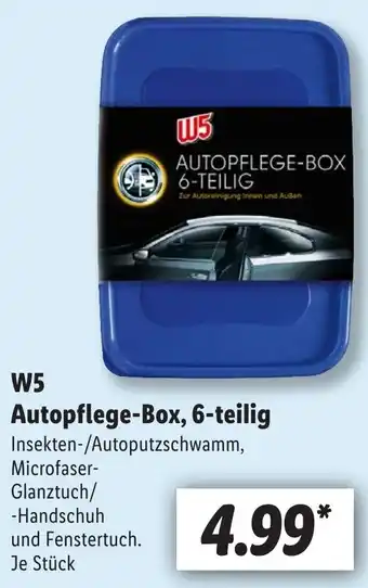 Lidl W5 Autopflege-Box, 6-teilig Angebot