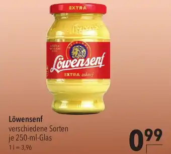 CITTI Markt Löwensenf verschiedene Sorten je 250-ml-Glas Angebot