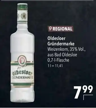 CITTI Markt Oldesloer Gründermarke Weizenkorn, 35% Vol., 700ml Angebot