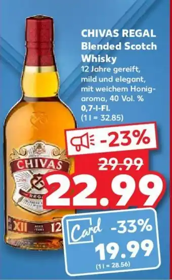 Kaufland CHIVAS REGAL Blended Scotch Whisky 0,7 l Fl. Angebot