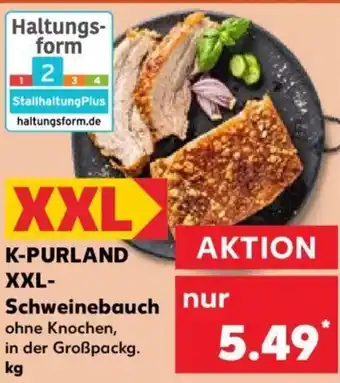 Kaufland K-PURLAND XXL- Schweinebauch Angebot