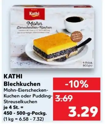 Kaufland KATHI Blechkuchen 450-500-g-Packg. Angebot