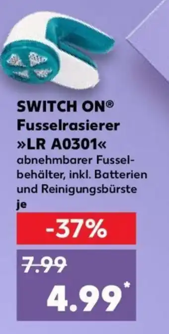 Kaufland SWITCH ON Fusselrasierer Angebot