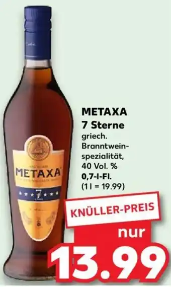 Kaufland METAXA 7 Sterne 0,7 L-Fl. Angebot