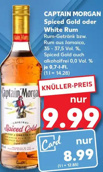 Kaufland CAPTAIN MORGAN Spiced Gold oder White Rum 0,7 L-Fl. Angebot