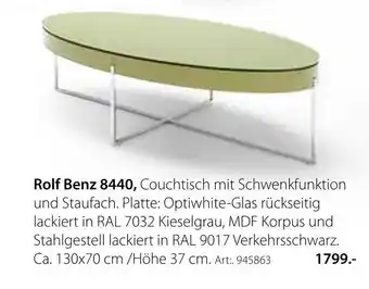 Zurbrüggen Rolf benz couchtisch 8440 Angebot