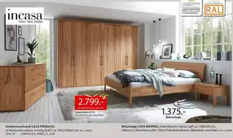 Zurbrüggen Incasa drehtürenschrank casa premium oder bettanlage casa marino Angebot