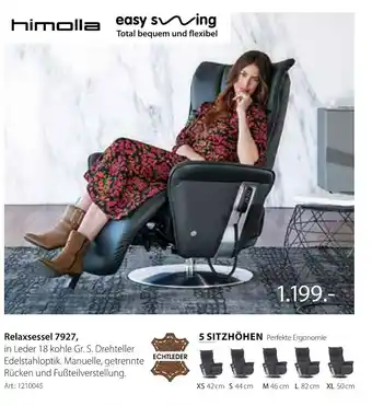 Zurbrüggen Himolla relaxsessel 7927 Angebot