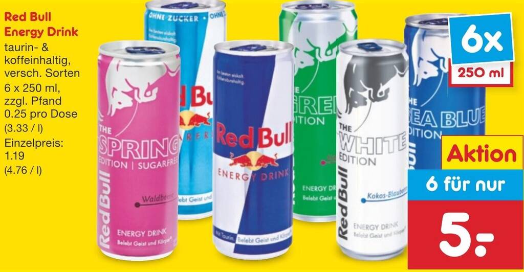 Red Bull Angebot Netto