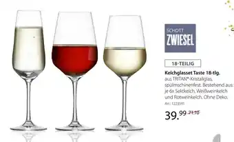 Zurbrüggen Schott zwiesel kelchglasset taste 18-tlg. Angebot