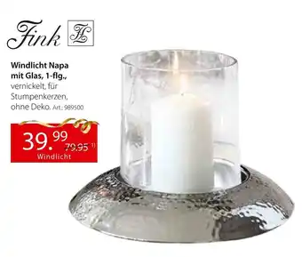 Zurbrüggen Fink windlicht napa Angebot