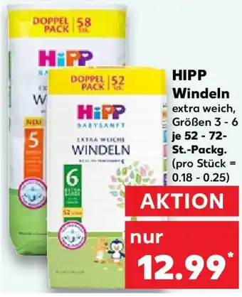 Kaufland HIPP Windeln 52 - 72 St. Packg. Angebot