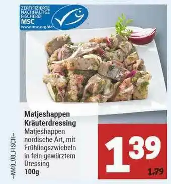 Marktkauf Matjeshappen Kräuterdressing Angebot