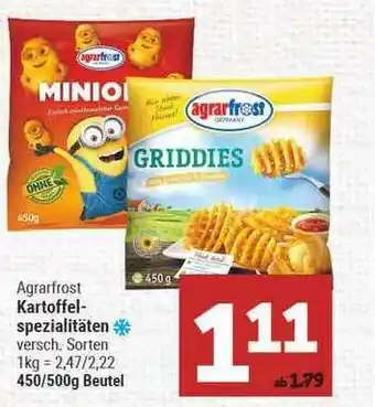 Marktkauf Agrarfrost Kartoffel Spezailitäten Angebot