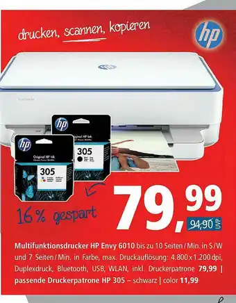 Pfennigpfeiffer Multifunktionsdrucker Hp Envy 6010 Angebot