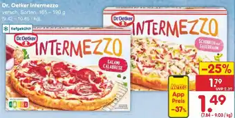 Netto Marken-Discount Dr. Oetker Intermezzo 165 - 190 g Angebot