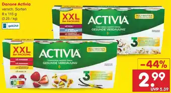 Netto Marken-Discount Danone Activia 8 x 115 g Angebot