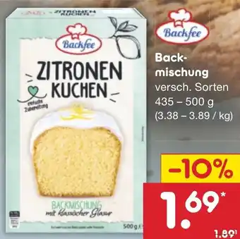 Netto Marken-Discount Backfee Backmischung 435-500 g Angebot