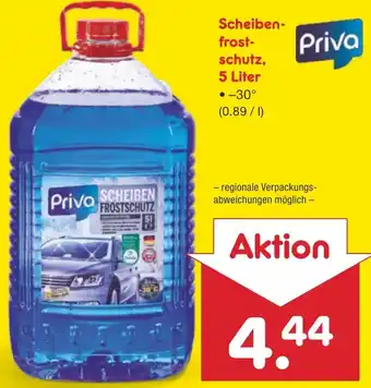 Netto Marken-Discount Priva Scheibenfrostschutz, 5 Liter Angebot