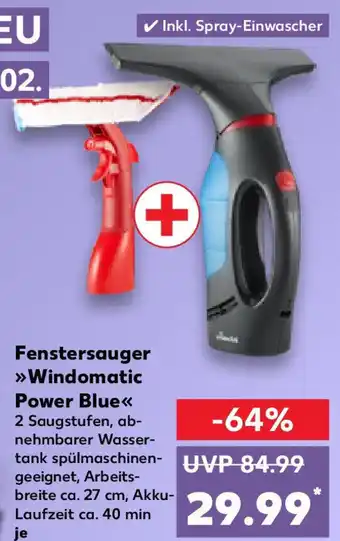 Kaufland Vileda Fenstersauger »Windomatic Power Blue« Angebot