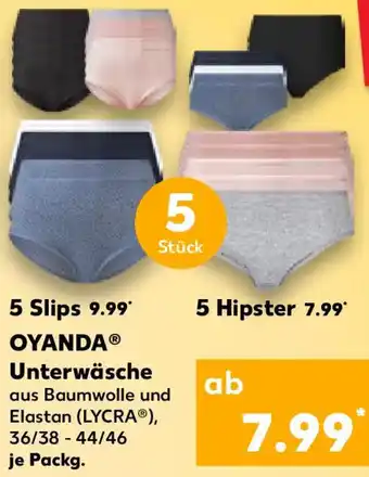 Kaufland OYANDA Unterwäsche 5 Stück Angebot