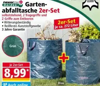 Norma Powertec Garden Gartenabfalltasche 2er-Set Angebot