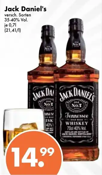 Trink und Spare Jack Daniel's 0,7L Angebot