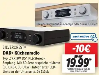 Lidl SILVERCREST DAB+ Küchenradio Angebot