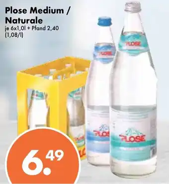 Trink und Spare Plose Medium/Naturale 6x1L Angebot