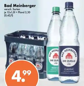 Trink und Spare Bad Meinberger 12x1L Angebot