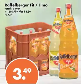 Trink und Spare Raffelberger Fit oder Limo 12x0,7L Angebot