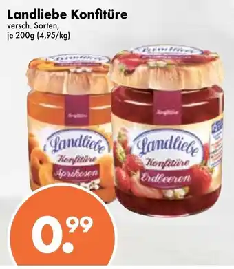 Trink und Spare Landliebe Konfitüre 200g Angebot