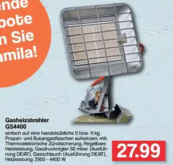 Famila Nord West Gasheizstrahler GS4400 Angebot