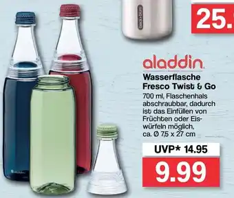 Famila Nord West Aladdin Wasserflasche Fresco Twist & Go Angebot