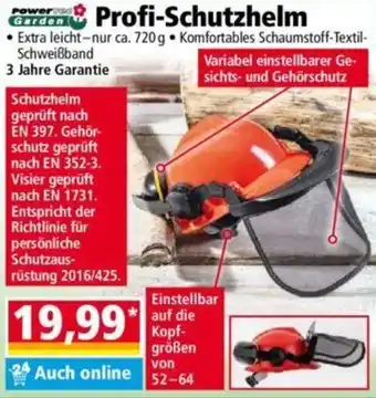 Norma Powertec Garden Profi-Schutzhelm Angebot