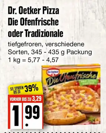 Edeka Frischemarkt Dr. Oetker Pizza Ofenfrische oder Tradizionale 345-435g Angebot