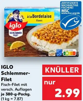 Kaufland IGLO Schlemmer-Filet 380 g Packg. Angebot