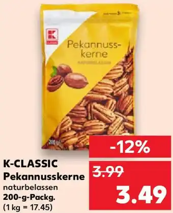 Kaufland K-CLASSIC Pekannusskerne 200 g Packg. Angebot