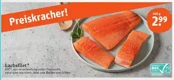 tegut Lachsfilet 100 g Angebot