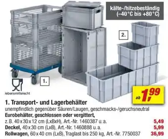 toom Baumarkt 1. Transport- und Lagerbehälter Angebot